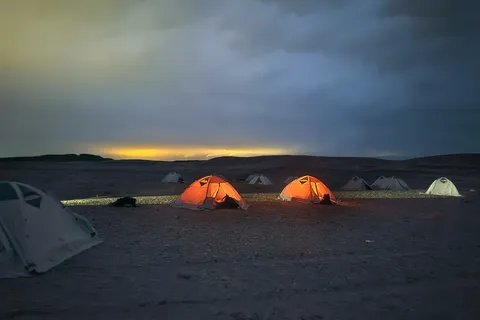 远征营·营地夜景